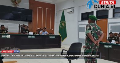 Oknum TNI di Medan Dituntut 2 Tahun Penjara dan Pemecatan Karena Peras Mantan Kekasih