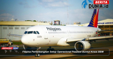 Filipina Pertimbangkan Setop Operasional Pesawat Buntut Krisis BBM