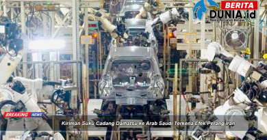 Kiriman Suku Cadang Daihatsu ke Arab Saudi Terkena Efek Perang Iran