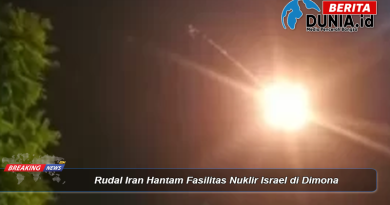 Rudal Iran Hantam Fasilitas Nuklir Israel di Dimona