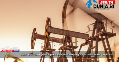 Atasi Krisis Energi, Kilang Minyak Filipina Borong 2,5 Juta Barrel Minyak Rusia