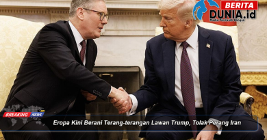 Eropa Kini Berani Terang-terangan Lawan Trump, Tolak Perang Iran