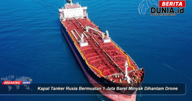 Kapal Tanker Rusia Bermuatan 1 Juta Barel Minyak Dihantam Drone