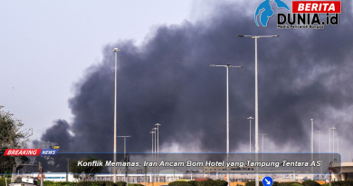 Konflik Memanas, Iran Ancam Bom Hotel yang Tampung Tentara AS