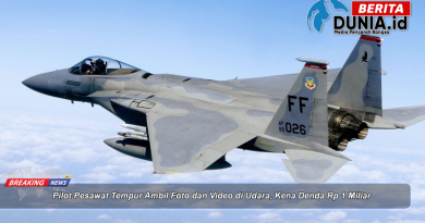 Pilot Pesawat Tempur Ambil Foto dan Video di Udara, Kena Denda Rp 1 Miliar