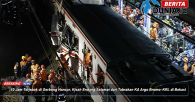 10 Jam Terjebak di Gerbong Hancur, Kisah Endang Selamat dari Tabrakan KA Argo Bromo–KRL di Bekasi