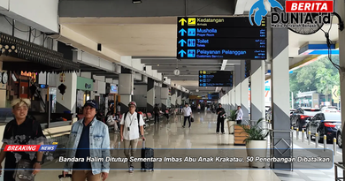 Bandara Halim Ditutup Sementara Imbas Abu Anak Krakatau, 50 Penerbangan Dibatalkan